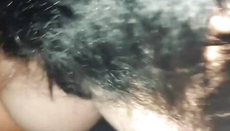 Our neighbor love my dick in her mouth and pussy