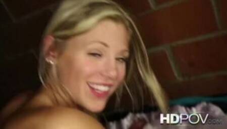 Super Sexy Blonde Babe Riding your Dick