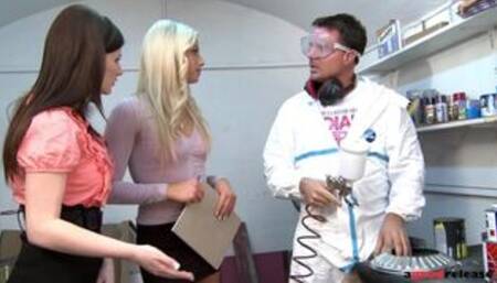 It's a Good Cum Release when Charlotte & Candy Love Swallow Big Hard Dick