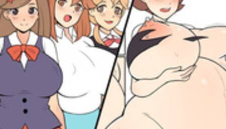 Milky Madness - Huge Boobs Inflation Hentai Comic