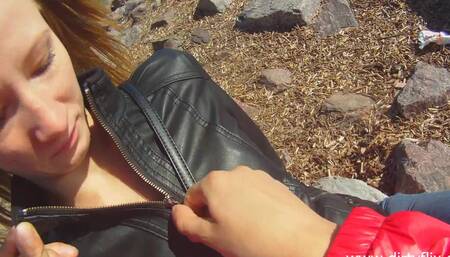 Guy helps teen relax in a sexual way and pays her for fucking