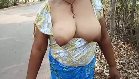 Big Tits Asian Outdoor 5