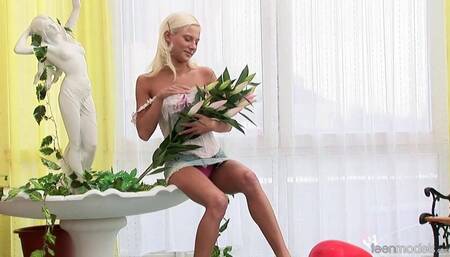 Teenmodels - Lily Love By Stone Wall - Kate A