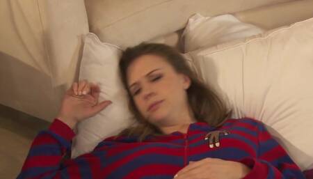 Lesbian slumber party is filled with lots of hot licking