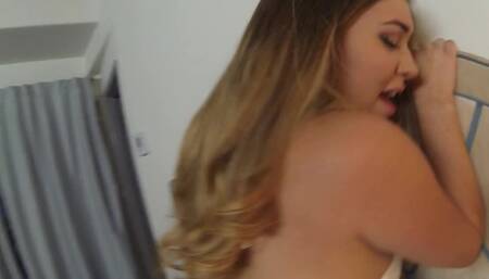 Curvy lesbians make a selfie porn video filled with licking