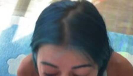 Jewelz Blu - Pov Snapchat Sloppy Blowjob Facial With Po