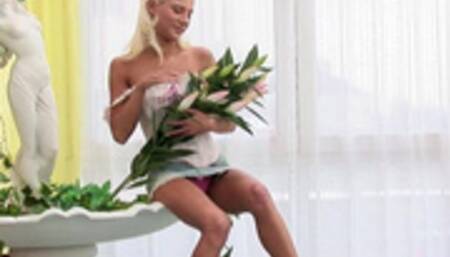 Teenmodels - Lily Love By Stone Wall - Kate A