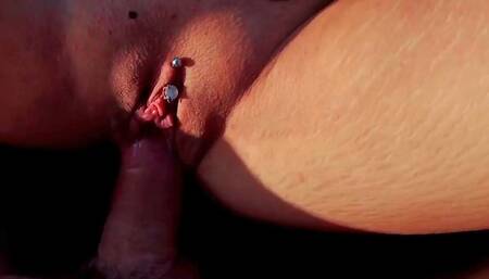 Audrina Ashley having outdoor hardcore with some very hung bloke