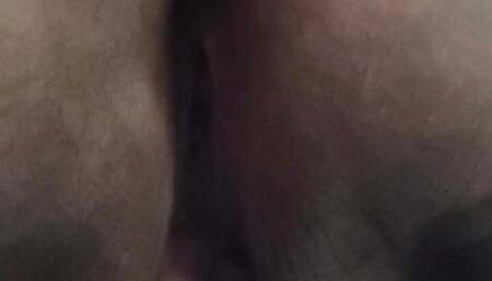 Rubbing my clit before i get fucked by my  Neighbor