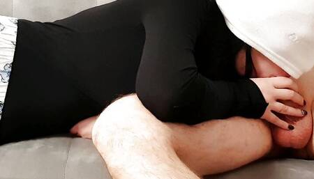 Lucky guy gets incredible blowjob - elektra15