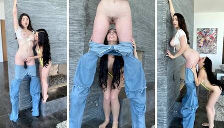 Seductive puss's camgirl video