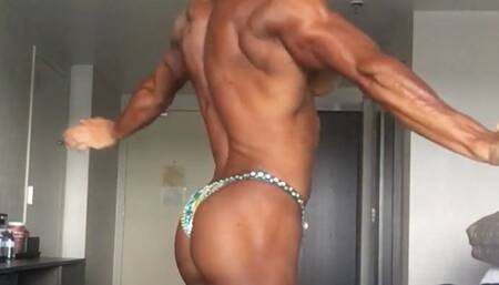 Jacked Pro FBB Topless Flexing