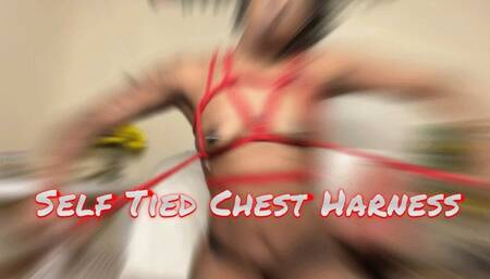 Self Tied  Chest Harness