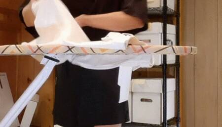 IRONING ON TIPPY TOES