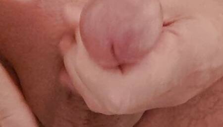 Moisturising my cock after shaving nice and smooth Pt 2