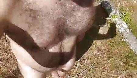 I was feeling hot, so I took my clothes off
