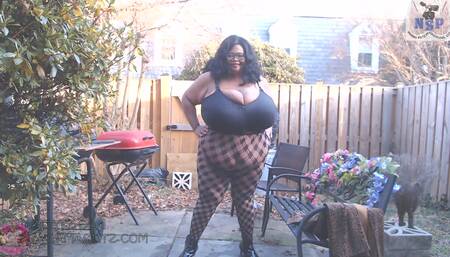Sharing Birthday Fishnet Pantyhose - Norma Stitz