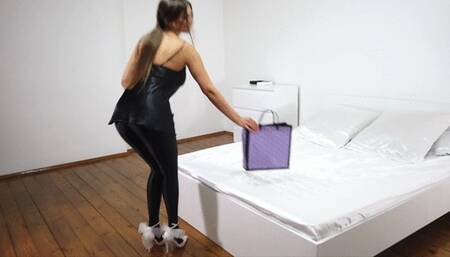 Black Pantyhose and White Shoes