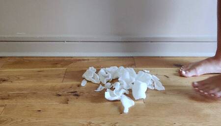 Crushing Prawn Crackers With My Bare Feet | Jasmine Coco