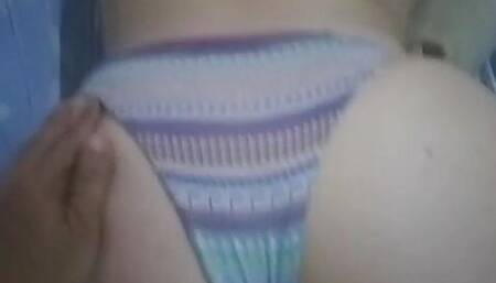 WHITE ASS Bonnie gets horny in her new apartment and fucks the neighbor