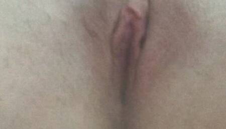 Close up pussy edging