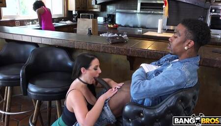 BANGBROS - Busty Babe Angela White's Big Tits on Monsters of Cock