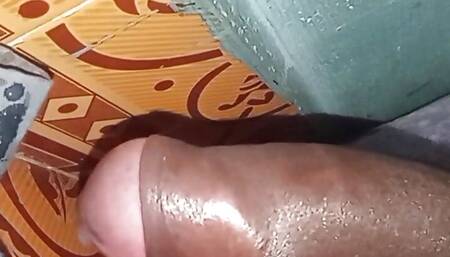 Indian big black cock jerking off in night selenafandom