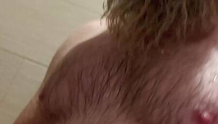 Peeing  in the shower
