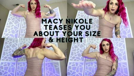 Macy Nikole Teases You About Your Size & Height