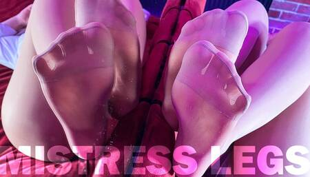 Sexy Nylon Foot Tease In Your Face (MOV HD)