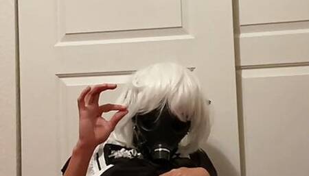 Cute Maid Femboy masturbates and cums for you