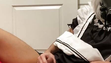 Cute Asian Teen Femboy Maid At Your Service