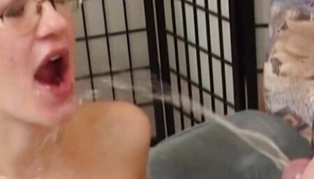 Extreme family orgy! Stepmom and her sons fuck and shower stepdaughter!