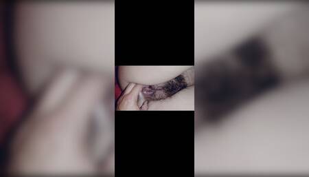Desi Indian Wife Pussy Fingering by husband while sleeping.