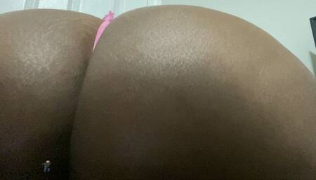 Tiny human exploring giantess Gigantic Ass