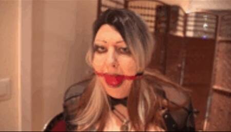 Strict Chairbondage with a Monoglove