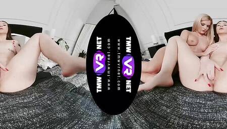 TmwVRnet - Candee Lucious & Vivian Grace - Private advice gives a solo orgasm