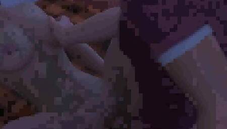 Helping the Hitties-Redhead latin Teen fucks anal