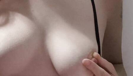 Playing With Dildo & Washing My Tits After Workout