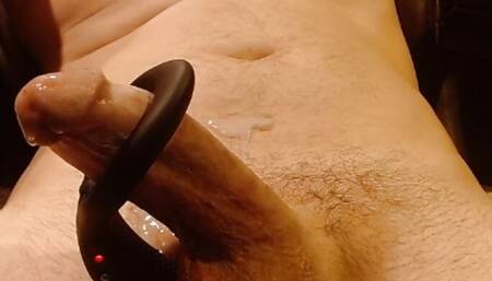 Big Cock Vibrates and Cums with Lovense Diamo - Hands Free