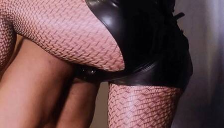 Leather Pegging hoodman 1280