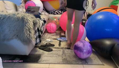 Bouncing on my inflatables