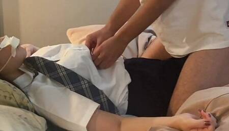 The act went as far as a blow job, but we both started to feel good, so we just went with it....