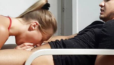 She gives her best deepthroat