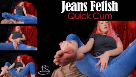 Jeans Fetish Quick Cum - mp4