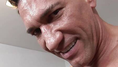 This fat dick can barely fit in the milfs tight ass during