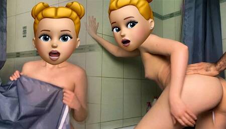 My step brother fuck me in the shower