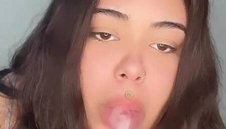 POV Latina gf sucks your cock