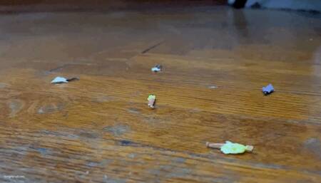 TWO OFFICE GIANTESSES AND SHRUNKEN CO-WORKERS - MP4 HD