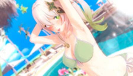 Genshin Impact: Nahida Sex with a Beautiful Girl. (3D Hentai)